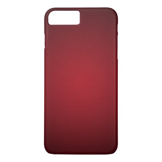 Trendy Red-Black Grainy Vignette Case-Mate iPhone Hülle (Rückseite)