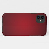 Trendy Red-Black Grainy Vignette Case-Mate iPhone Hülle (Rückseite (Horizontal))