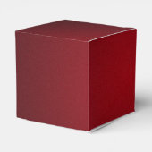 Trendy Red-Black Grainy Vignette Geschenkschachtel (Rückseite)