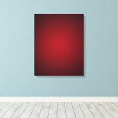 Trendy Red-Black Grainy Vignette Leinwanddruck (Insitu (Holzboden))