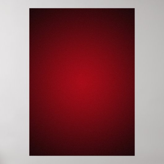 Trendy Red-Black Grainy Vignette Poster (Vorne)