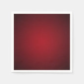 Trendy Red-Black Grainy Vignette Serviette (Vorderseite)