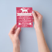 Trendy Red Dog Grooming Flyer - personalisierbar (Gruppe)