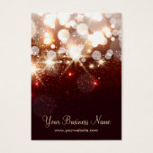 Trendy Red Glitzer Sparkle Earring Cards (Vorderseite)