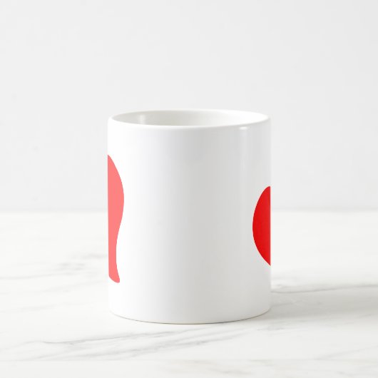 TRENDY RED HEART VALENTINSTAG KAFFEETASSE (Mittel)
