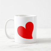 TRENDY RED HEART VALENTINSTAG KAFFEETASSE (Links)