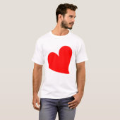 TRENDY RED HEART VALENTINSTAG T-Shirt (Vorne ganz)