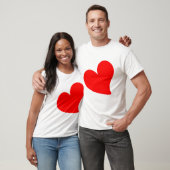 TRENDY RED HEART VALENTINSTAG T-Shirt (Unisex)