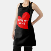 TRENDY RED HERART I LIEBE MEIN ROMANTISCHES TAL SCHÜRZE (InSitu)