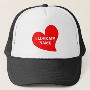 TRENDY RED HERART I LIEBE MEIN ROMANTISCHES VALENT TRUCKERKAPPE