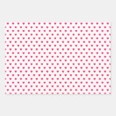 Trendy Red, Pink und White Valentine Muster Geschenkpapier Set (Vorderseite 3)