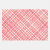 Trendy Red, Pink und White Valentine Muster Geschenkpapier Set (Vorderseite 2)