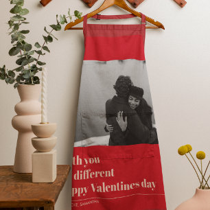 Trendy Red Quote und Foto   Valentines Gift Schürze