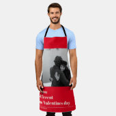 Trendy Red Quote und Foto | Valentines Gift Schürze (Getragen)