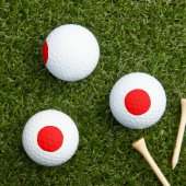 Trendy Red Solid Color Golfball (Insitu Gras)