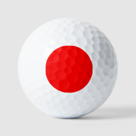 Trendy Red Solid Color Golfball
