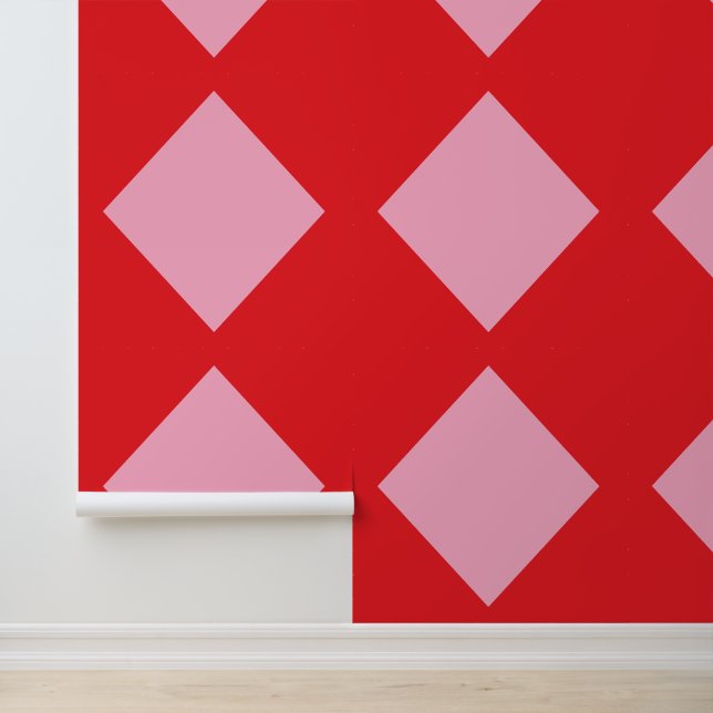 Trendy Red Tapete (Anwendung)