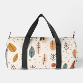 Trendy Retro Boho Abstrakt Collection Duffle Bag (Rückseite)