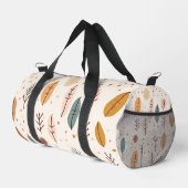 Trendy Retro Boho Abstrakt Collection Duffle Bag (Rechte Ecke)