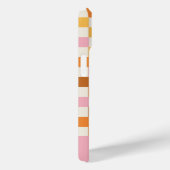 Trendy Retro Checkerboard Monogramm Case-Mate iPhone Hülle (Rückseite / Rechts)