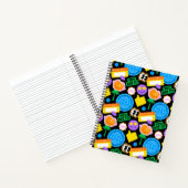 Trendy Retro Design Notebook Notizblock (Innenseite)