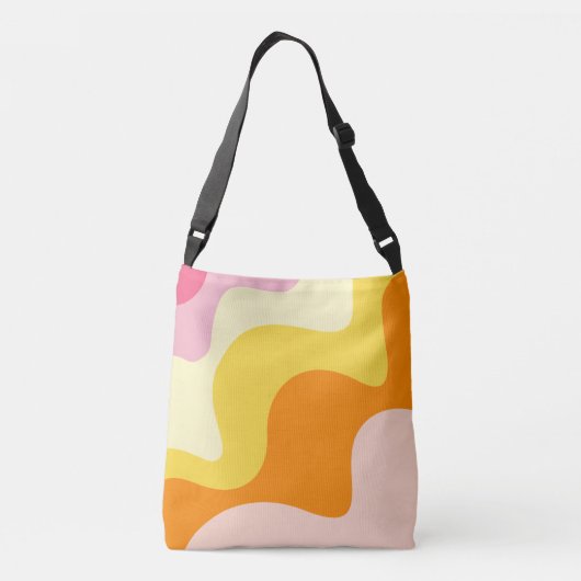 Trendy Retro Fashion Tragetaschen Mit Langen Trägern (Rückseite)