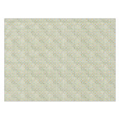 Trendy Retro Gold Aquamarin Dot Muster Tischdecke (Vorderseite (Horizontal))