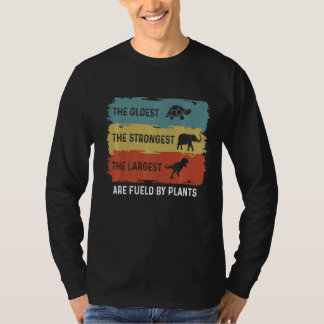 Trendy Retro Hipster Vegan gesunde Pflanze T-Shirt
