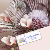 Trendy Retro Spring Toy Rücksendeadresse