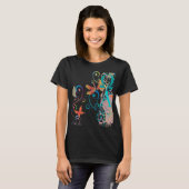 Trendy retro T - Shirt nach Ihrer Eile. (Vorne ganz)