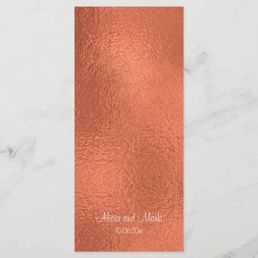 Trendy Rich and Colorful Menu Card Menükarte (Rückseite)