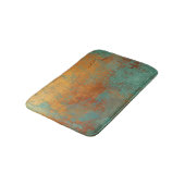 Trendy Rich Copper Patina Metallic Badematte (Schrägansicht)