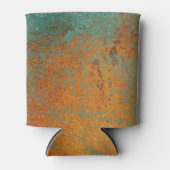 Trendy Rich Copper Patina Metallic Dosenkühler (Vorderseite)