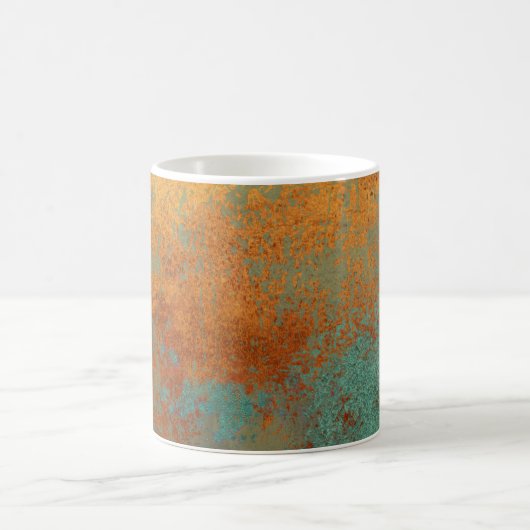 Trendy Rich Copper Patina Metallic Kaffeetasse (Mittel)