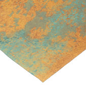Trendy Rich Copper Patina Metallic Kurzer Tischläufer (Ecke)
