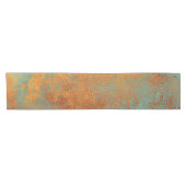 Trendy Rich Copper Patina Metallic Kurzer Tischläufer (Horizontal)