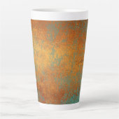 Trendy Rich Copper Patina Metallic Milchtasse (Vorderseite)
