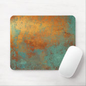 Trendy Rich Copper Patina Metallic Mousepad (Mit Mouse)