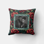 Trendy Romantic 15. Jubiläum Throw Kissen (Rückseite)