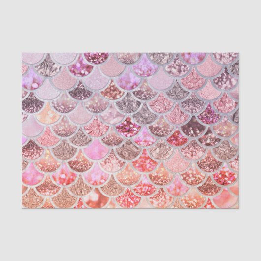 Trendy rosa Ombre Seidenpapier (Vorderseite)
