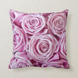 Trendy rosa Rosenkissenkissen Kissen