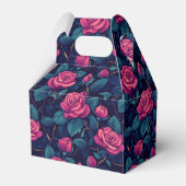 Trendy Rose Birthday Gefallen Box für Meilenstein Geschenkschachtel (Rückseite)