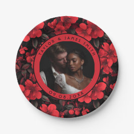 Trendy Rose Brautparty Teller für Hochzeiten Behal