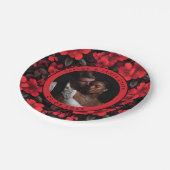 Trendy Rose Brautparty Teller für Hochzeiten Behal (Schrägansicht)