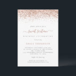 Trendy Rose Glitzer Sweet 16 Geburtstagsparty Einl Einladung<br><div class="desc">Trendy Rose Glitzer Script Sweet 16 Geburtstagsparty. Glam-Stil für Ihre 16 . Geburtstag-Clebration,  mit einem Rand von Rose Gold Glitzer an der Spitze auf jeder Seite,  und 16 . Geburtstag ist in einem eleganten Drehbuch mit Swashes. Personalisieren Sie den Text einfach auf Ihre eigenen Daten.</div>