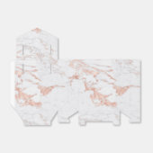 Trendy Rose Gold Foil Marmor Geschenkschachtel (Ungefaltet)
