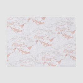 Trendy Rose Gold Foil Marmor Seidenpapier