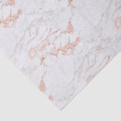 Trendy Rose Gold Foil Marmor Seidenpapier (Ausschnitt)