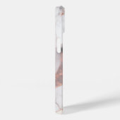 Trendy Rose Gold Geometric Marble Case-Mate iPhone Hülle (Rückseite / Rechts)