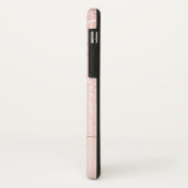 Trendy Rose Gold Glitzer Extravagante Initialen un Case-Mate iPhone Hülle (Hinten/Links)